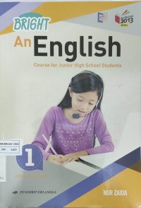Image of BRIGHT An ENGLISH Course For Junior High School Students KELAS VII