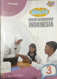 Image of MARBI MAHIR BERBAHASA INDONESIA KELAS IX