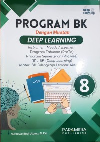 Image of PROGRAM BK Dengan muatan DEEP LRARNING KELAS 8